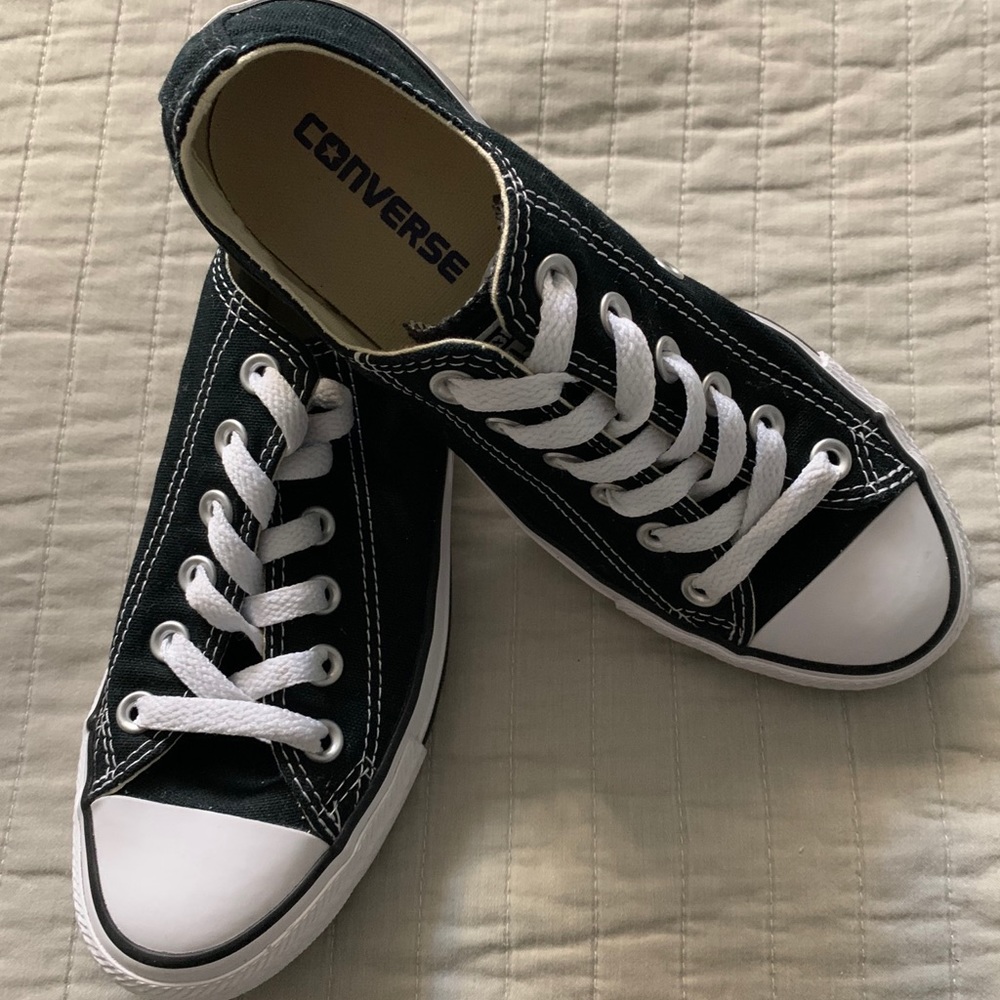 Converse Unisex Low Top All Star Black 6.5 W 4.5 M